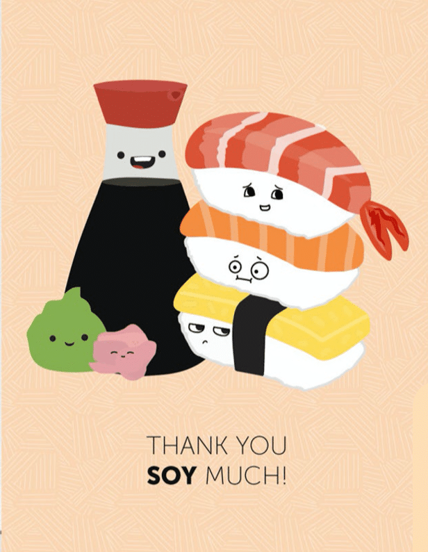 Thank you SOY much!